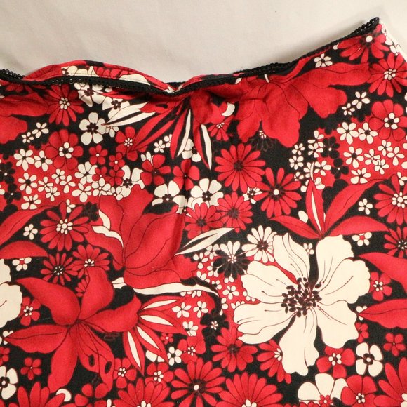 vtg VALERIE STEVENS Floral A-Line Mid Length Skirt Sz 4 US - Picture 6 of 11